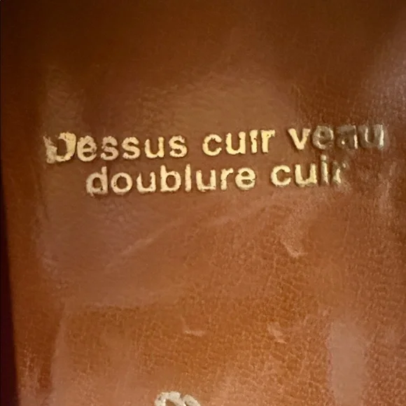 Robert Clergerie Burnt Brown Leather Knot-Detail Open-Toe Mule - Picture 6 of 7